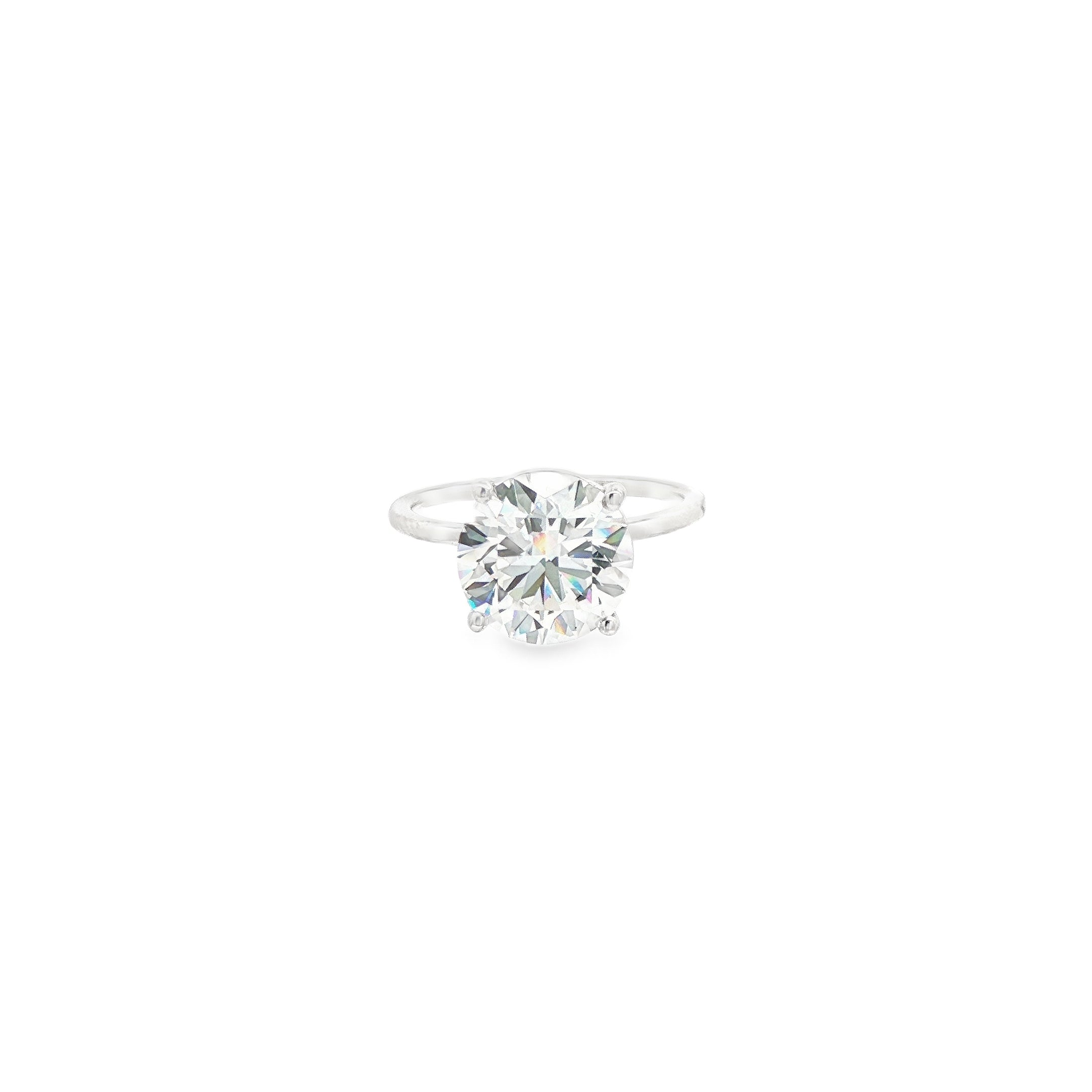 4ct Round Ring