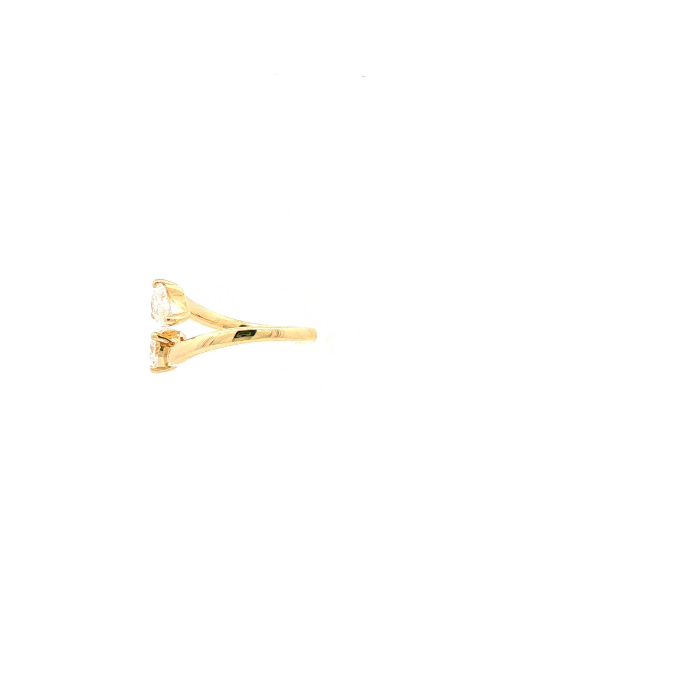 Pear-Cut Diamond Pinky Ring