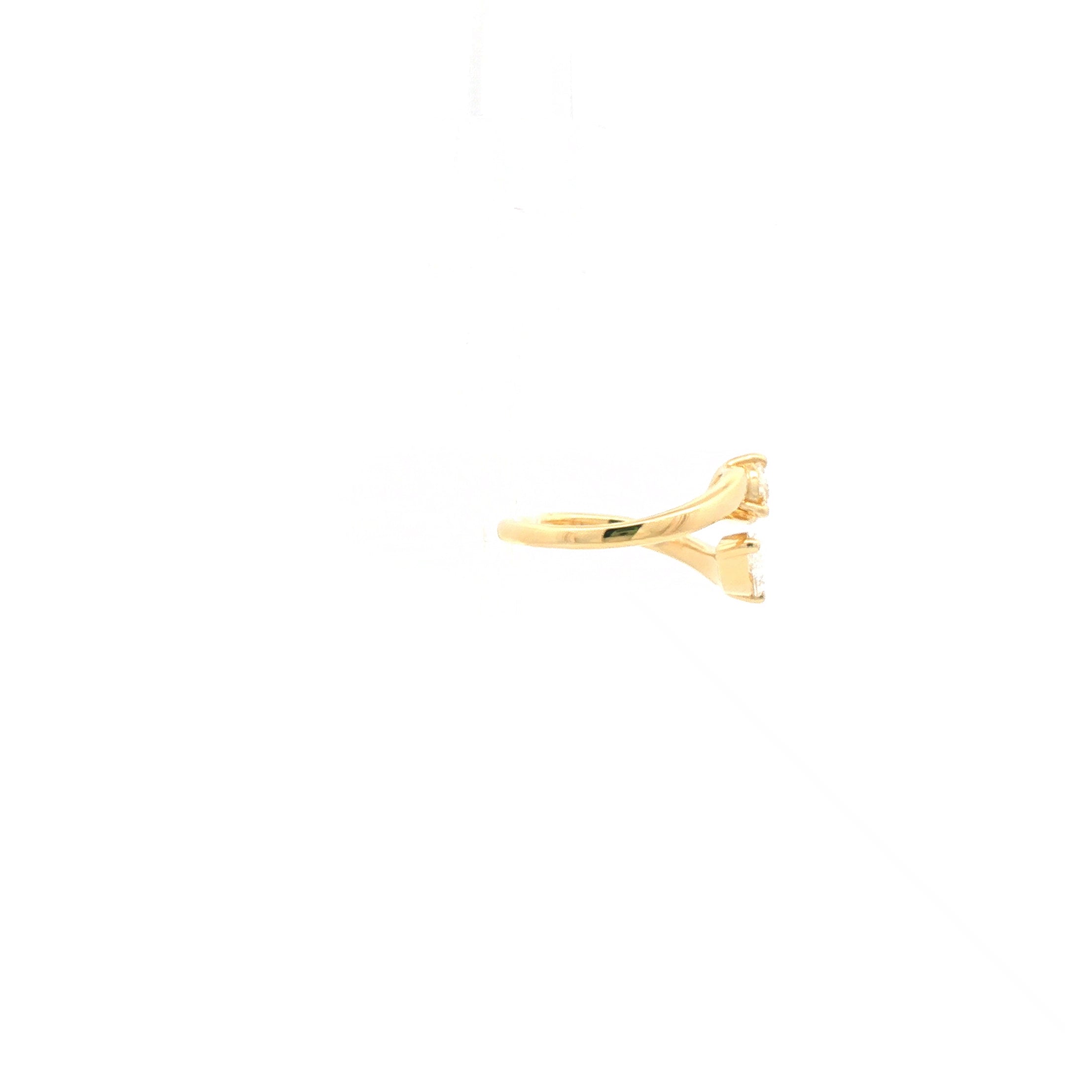Pear-Cut Diamond Pinky Ring