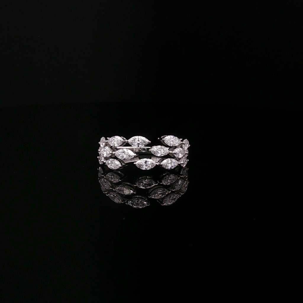 Marquise Diamond Vine Ring