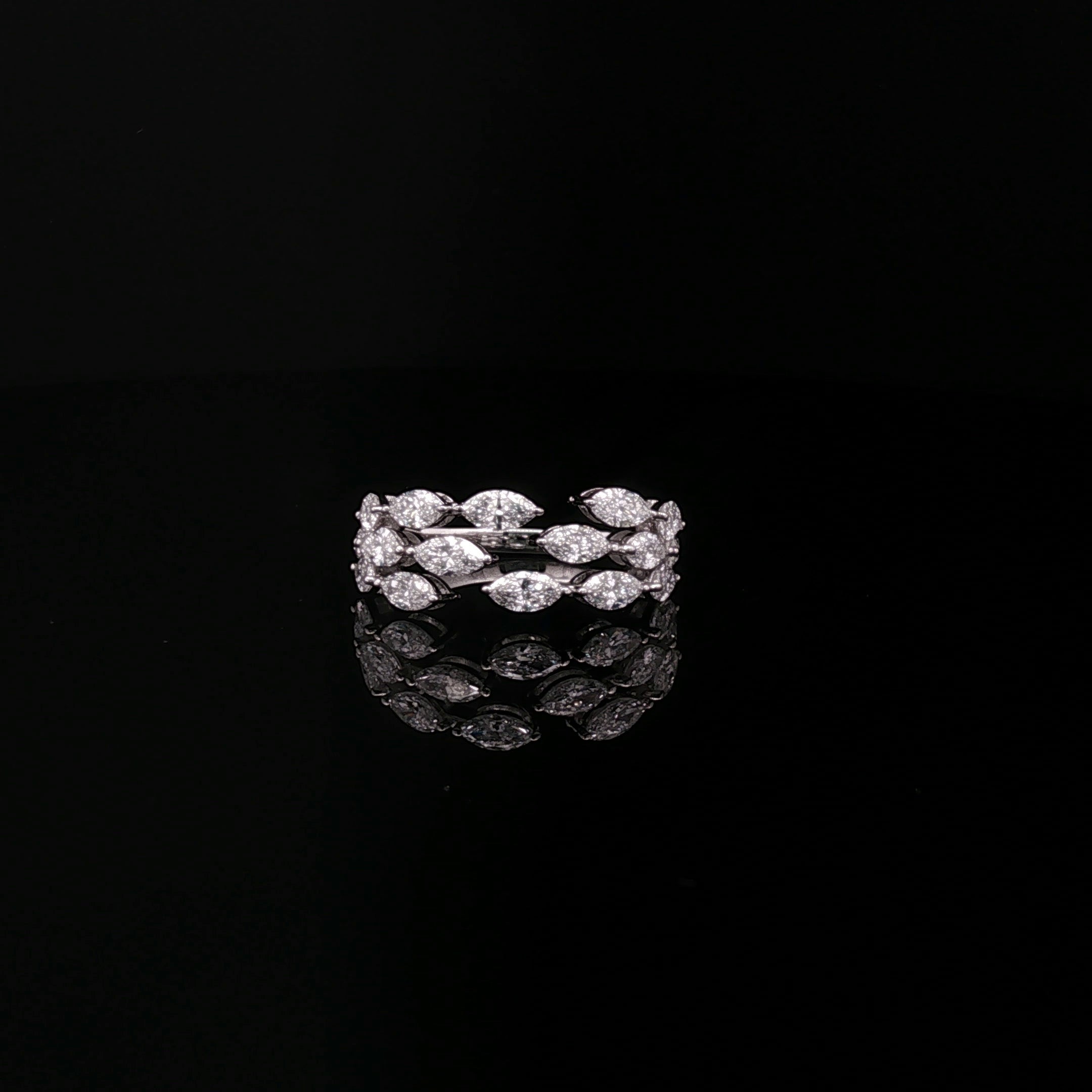 Marquise Diamond Vine Ring