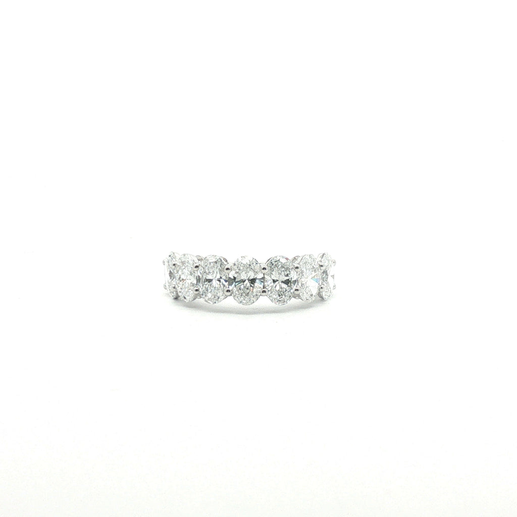 50pts Oval Half Band Ring