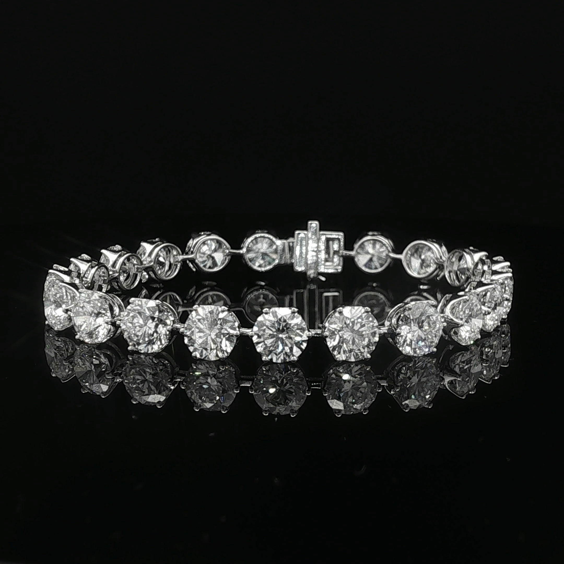 Classic 1ct Round Diamond Tennis Bracelet