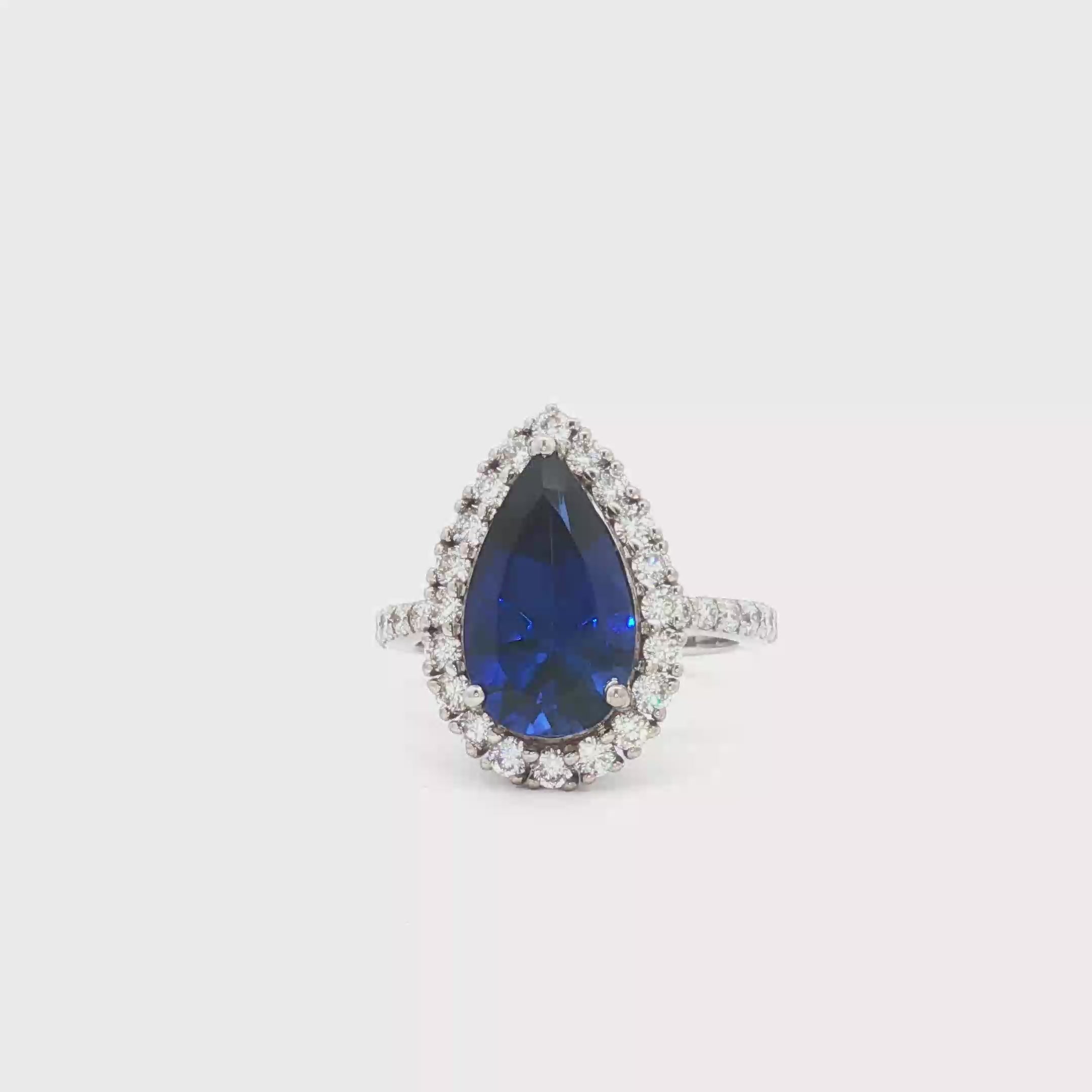 5ct Blue Sapphire Ring