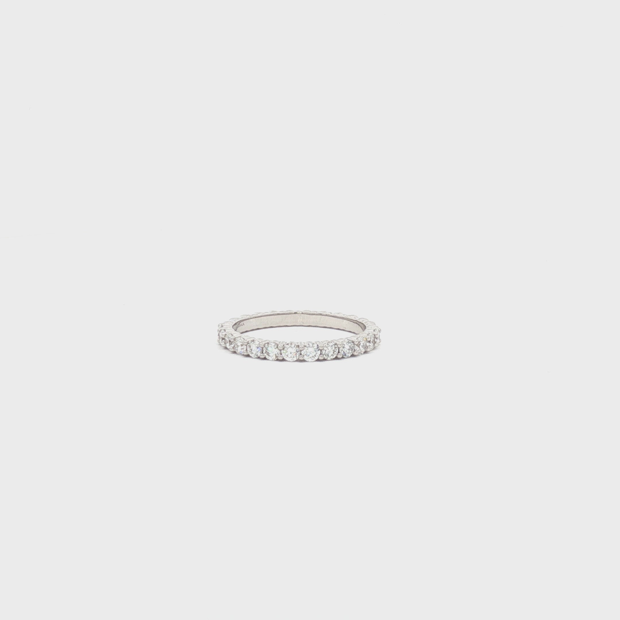 Half Round Eternity Band