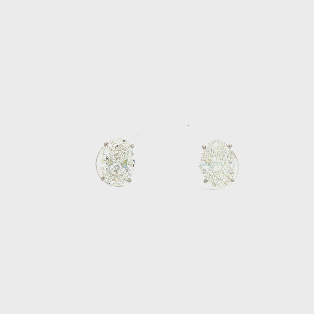 1ct Oval Studs
