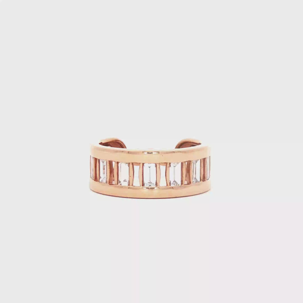 Baguette Curved Ring