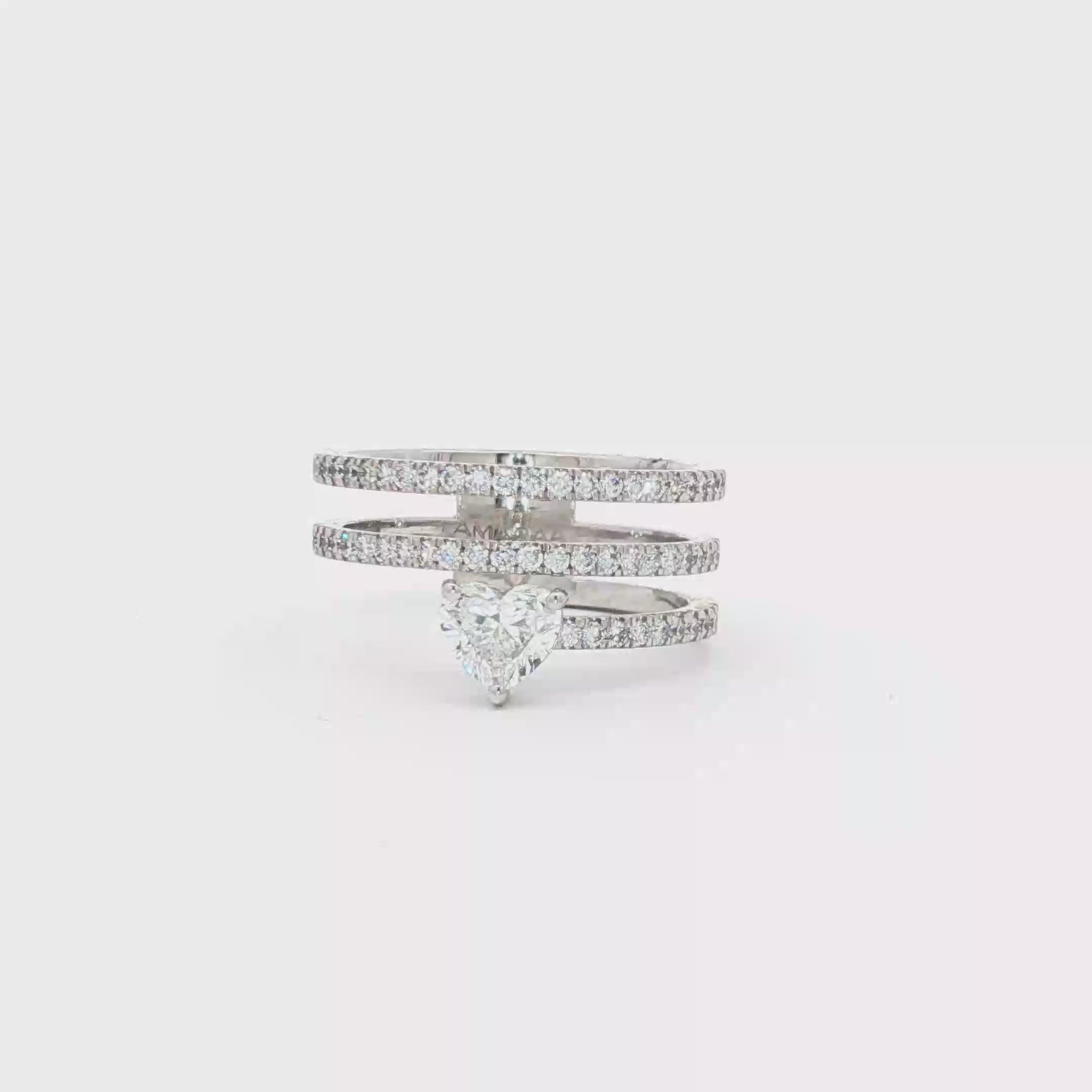 Spiral Heart Ring