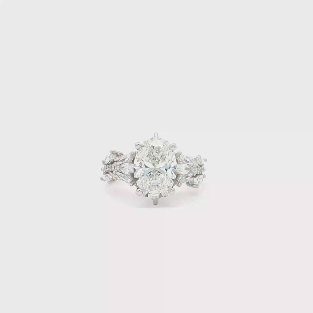 Beauty & the Beast Ring (3ct Oval)