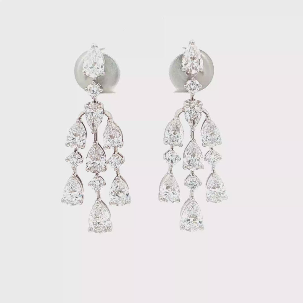 Pear x Round  Harmony Earrings