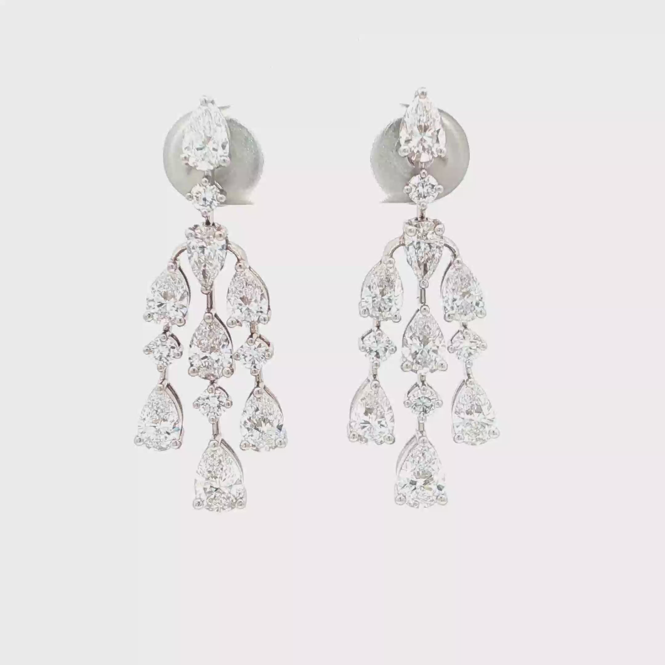 Pear x Round  Harmony Earrings