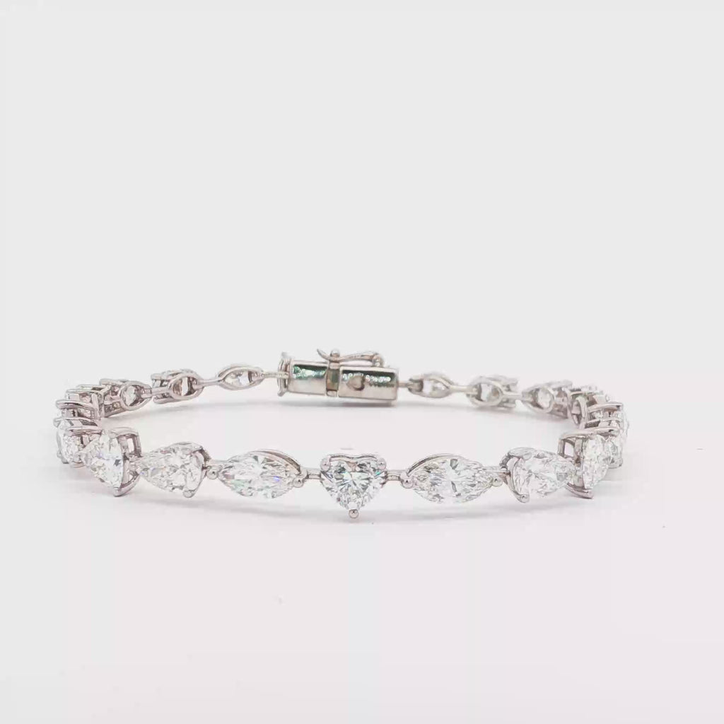 65pts Big Mixed Shape Tennis Bracelet