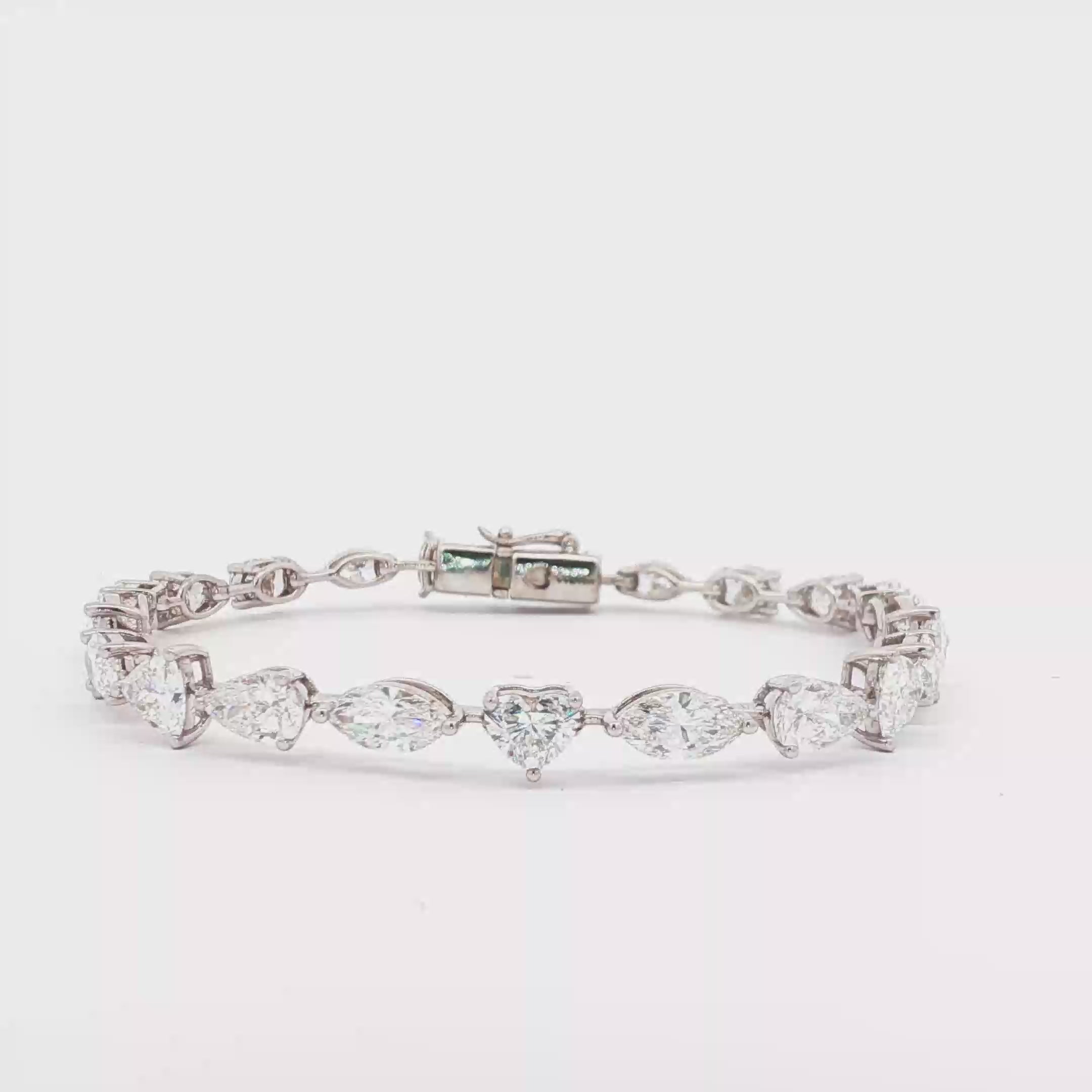 65pts Big Mixed Shape Tennis Bracelet