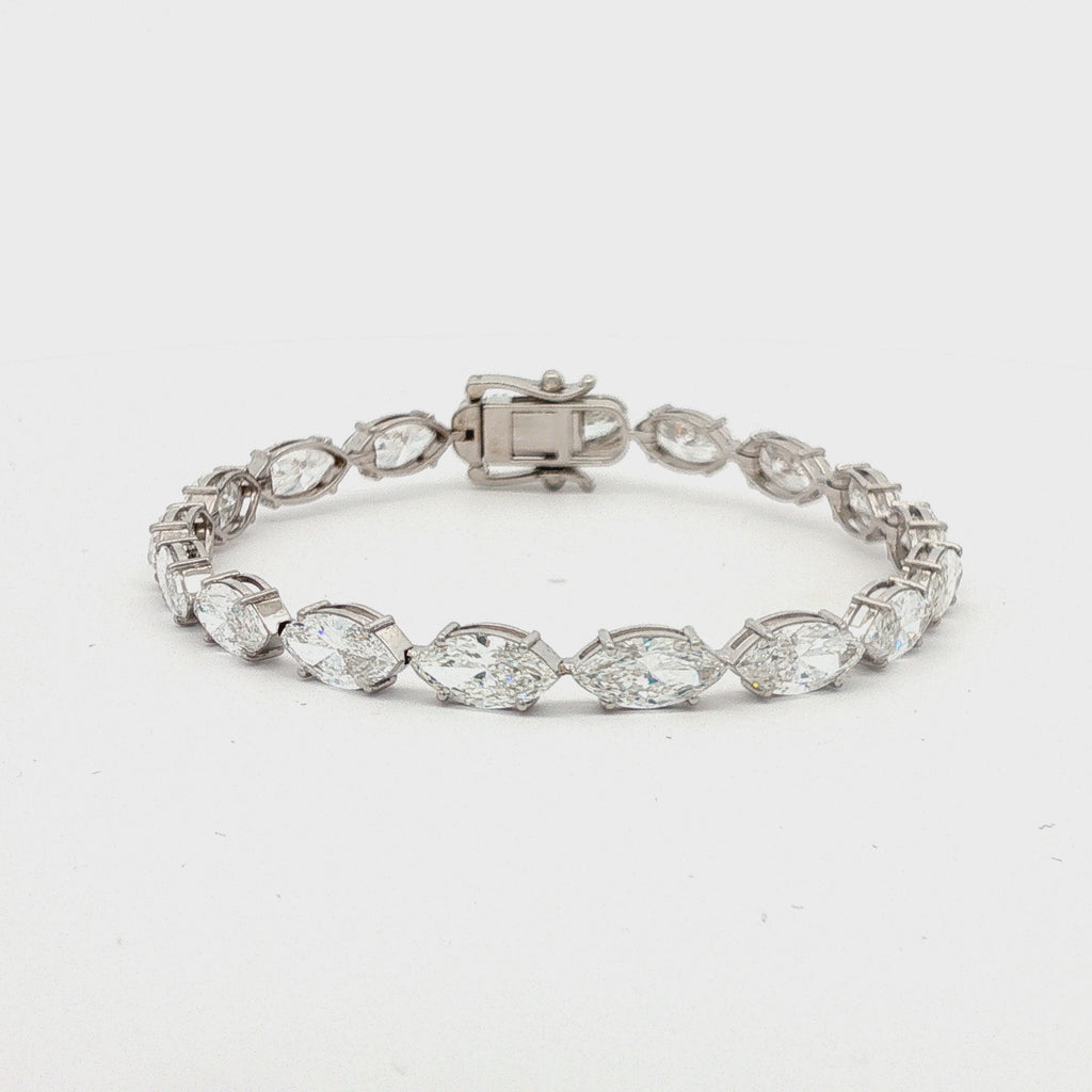 70pts Marquise Tennis Bracelet