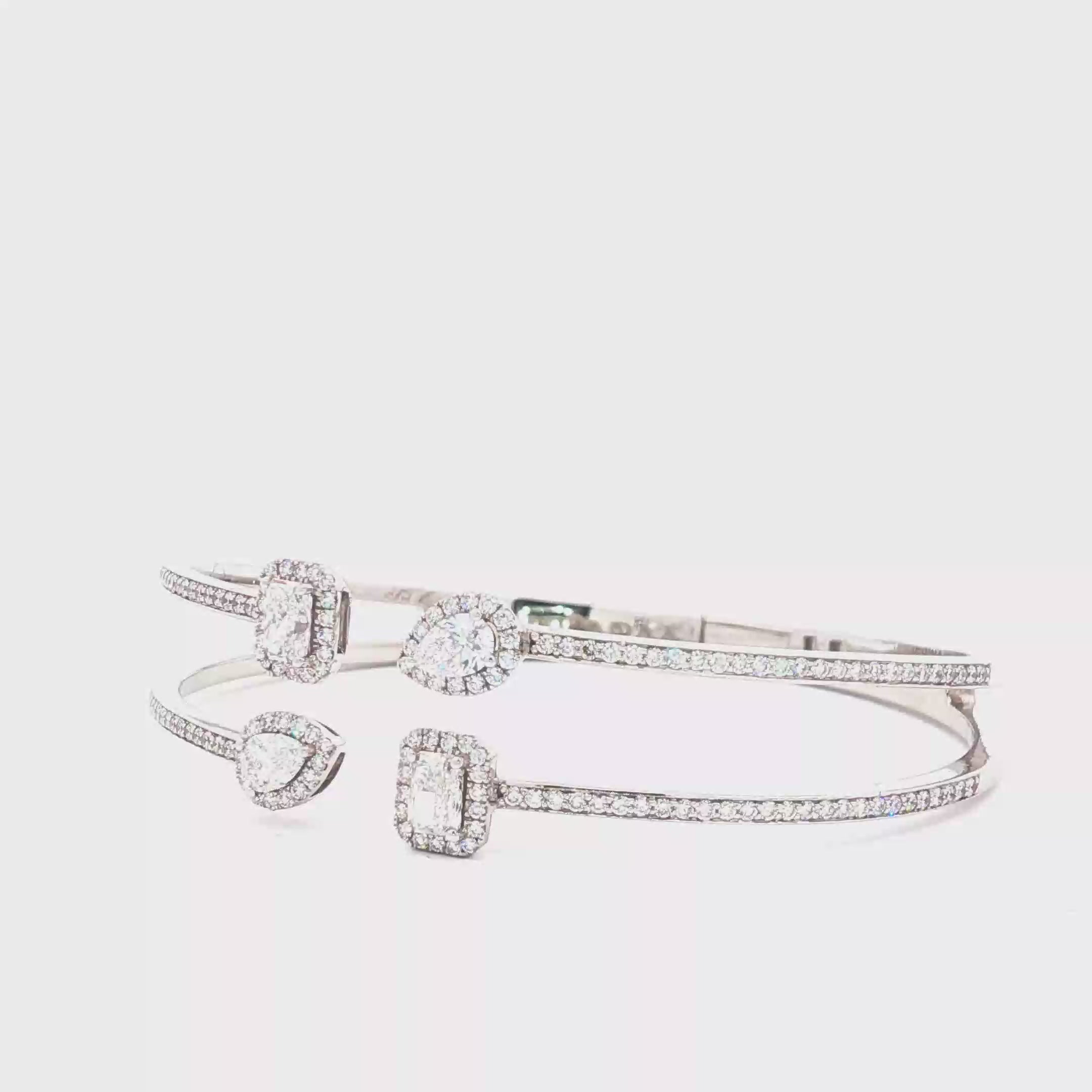 Radiating Pair Bangle