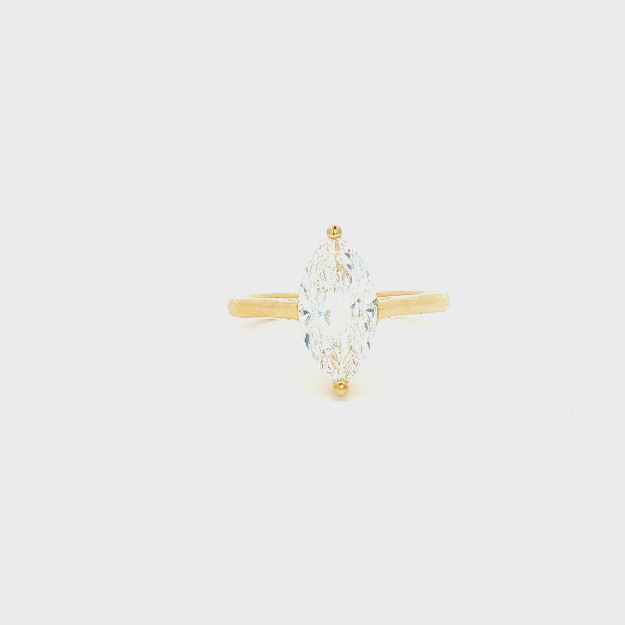 2ct Simple Marquise Engagement Ring