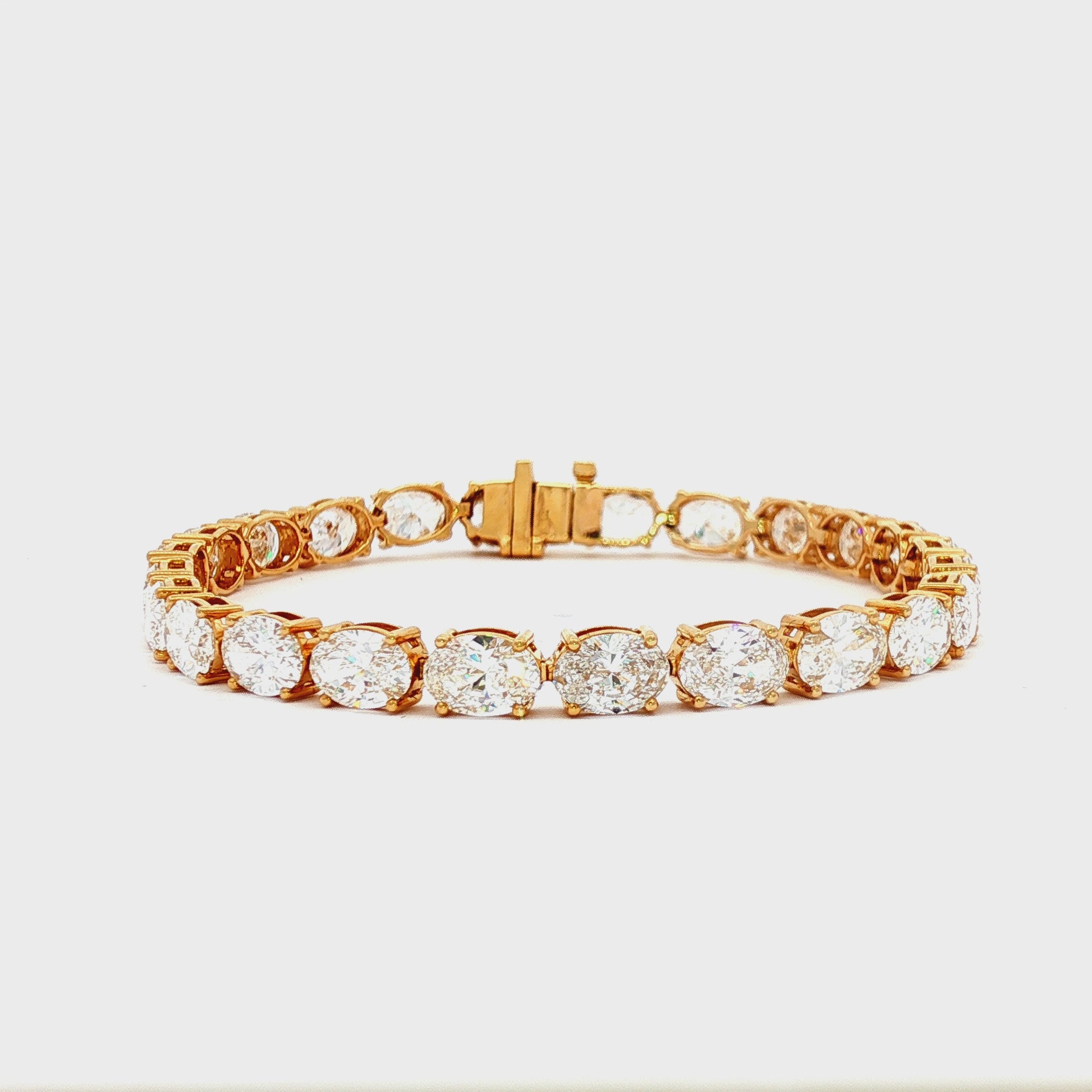 50pt Oval Tennis Bracelet