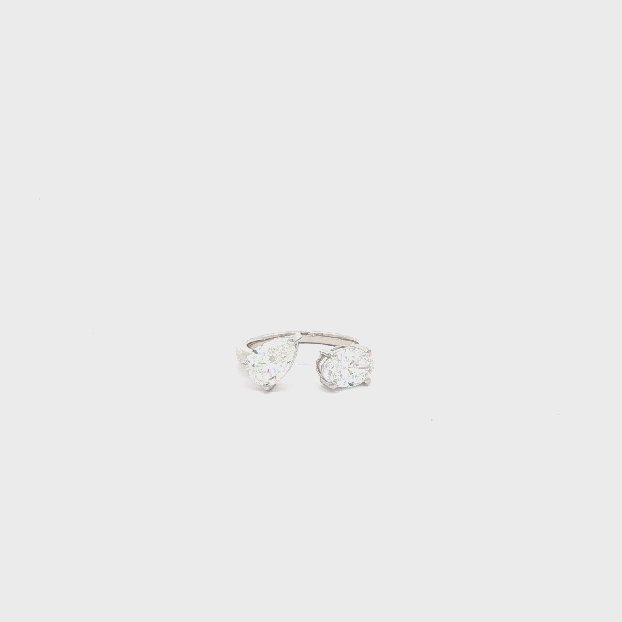 Toi et Moi Ring (Pear x Oval)