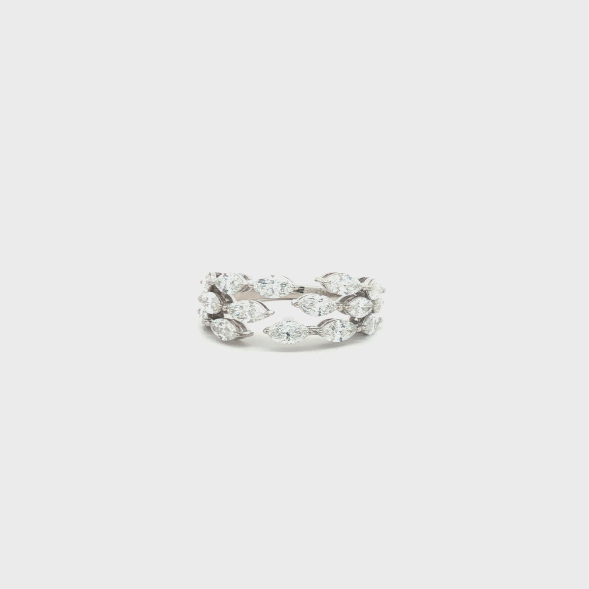 Marquise Diamond Vine Ring