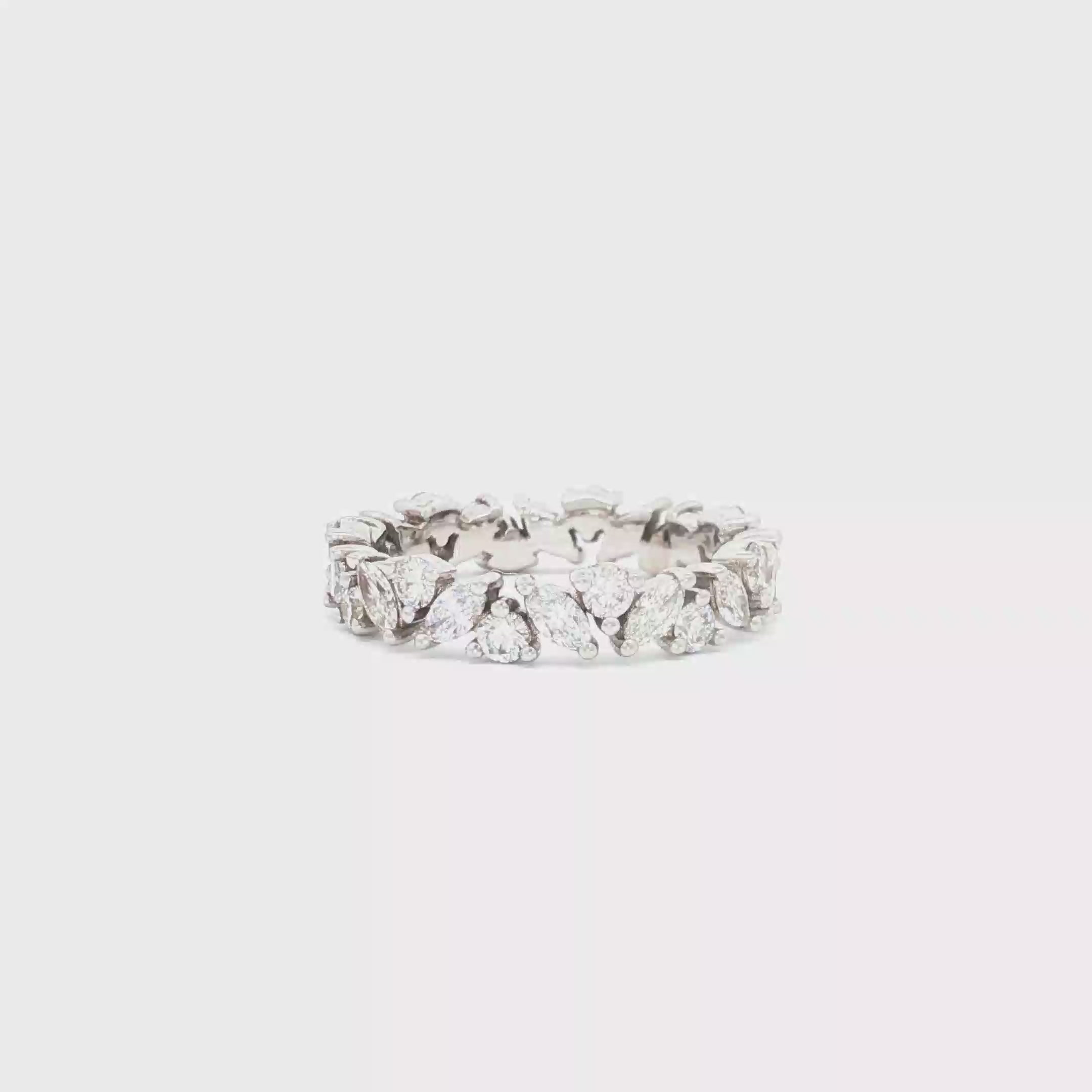 Marquise x Round Eternity Band