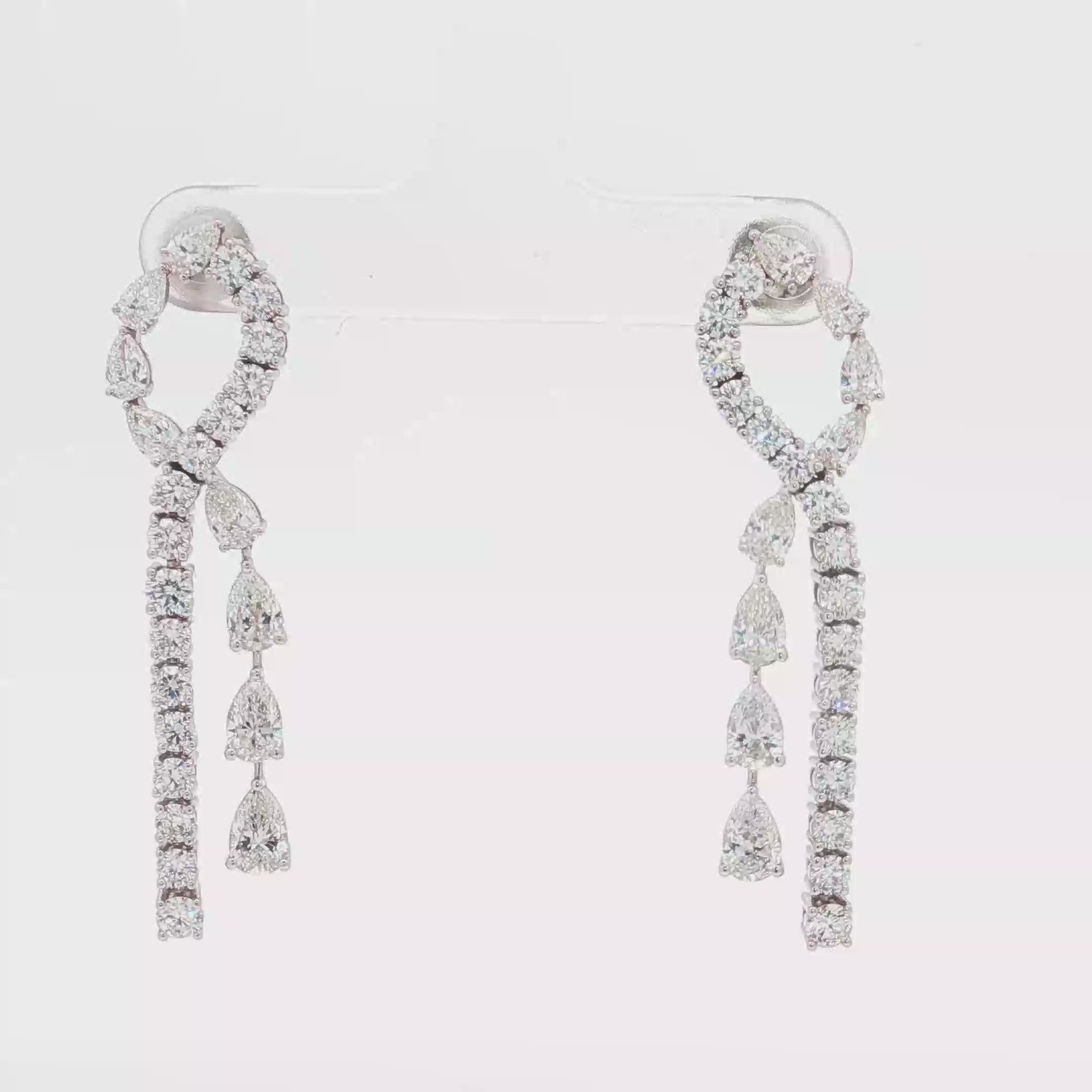 One Side Hanging  Pear Earrings