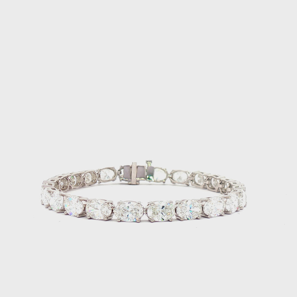50pt Oval Tennis Bracelet