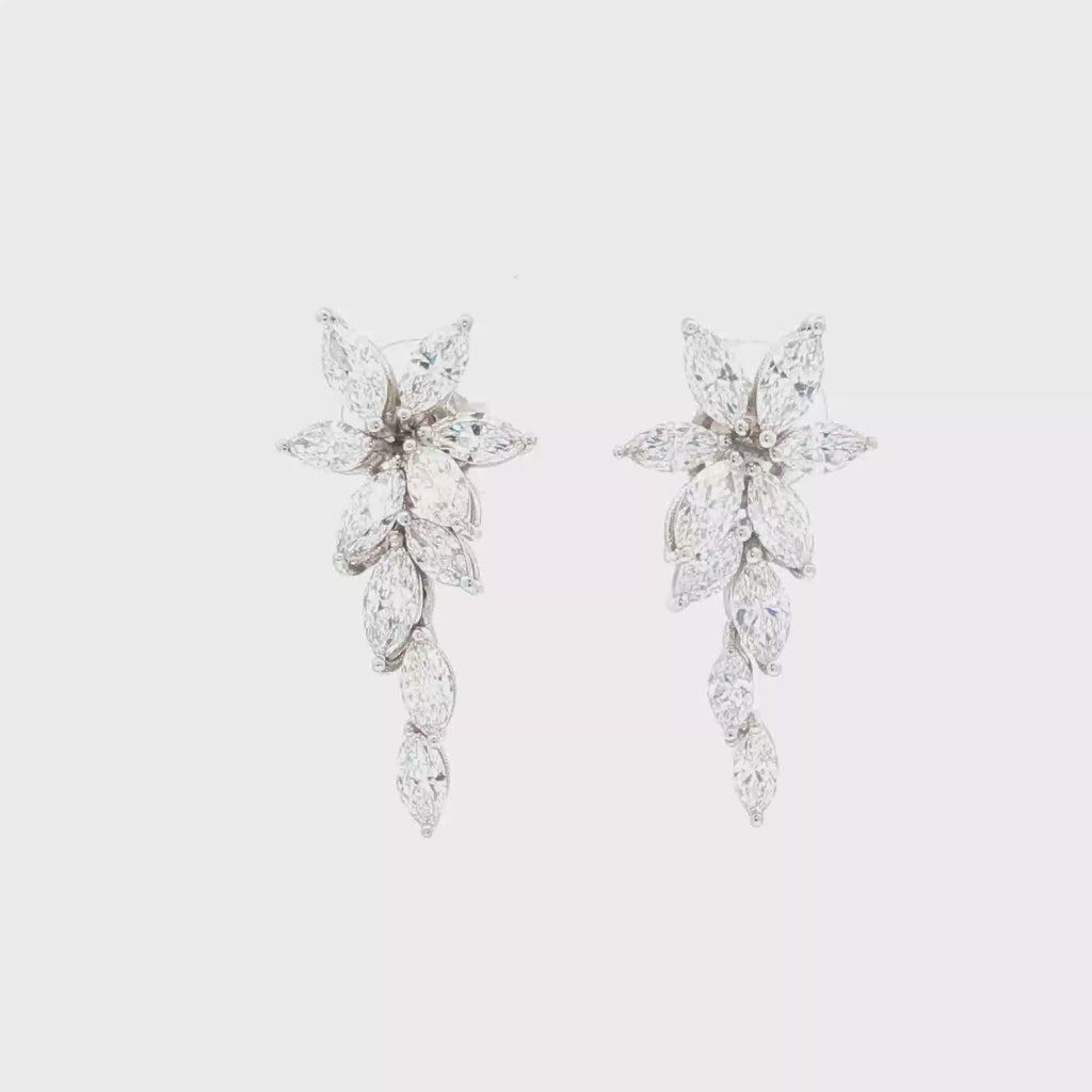 Flower Drop Earrings