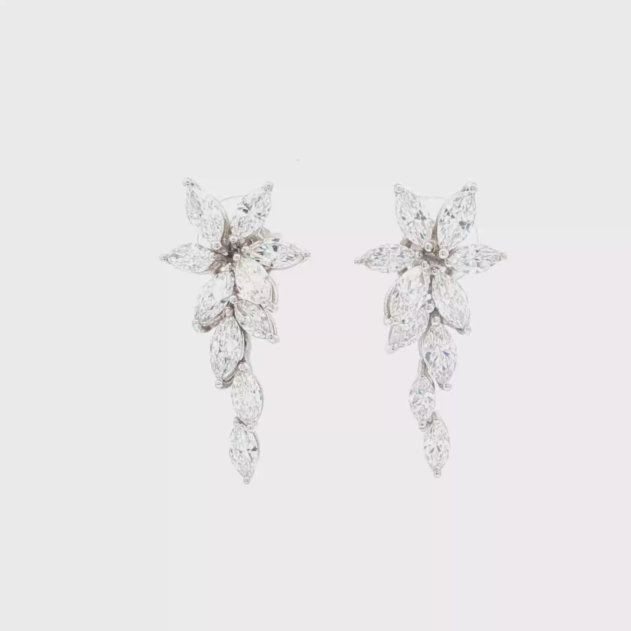 Flower Drop Earrings