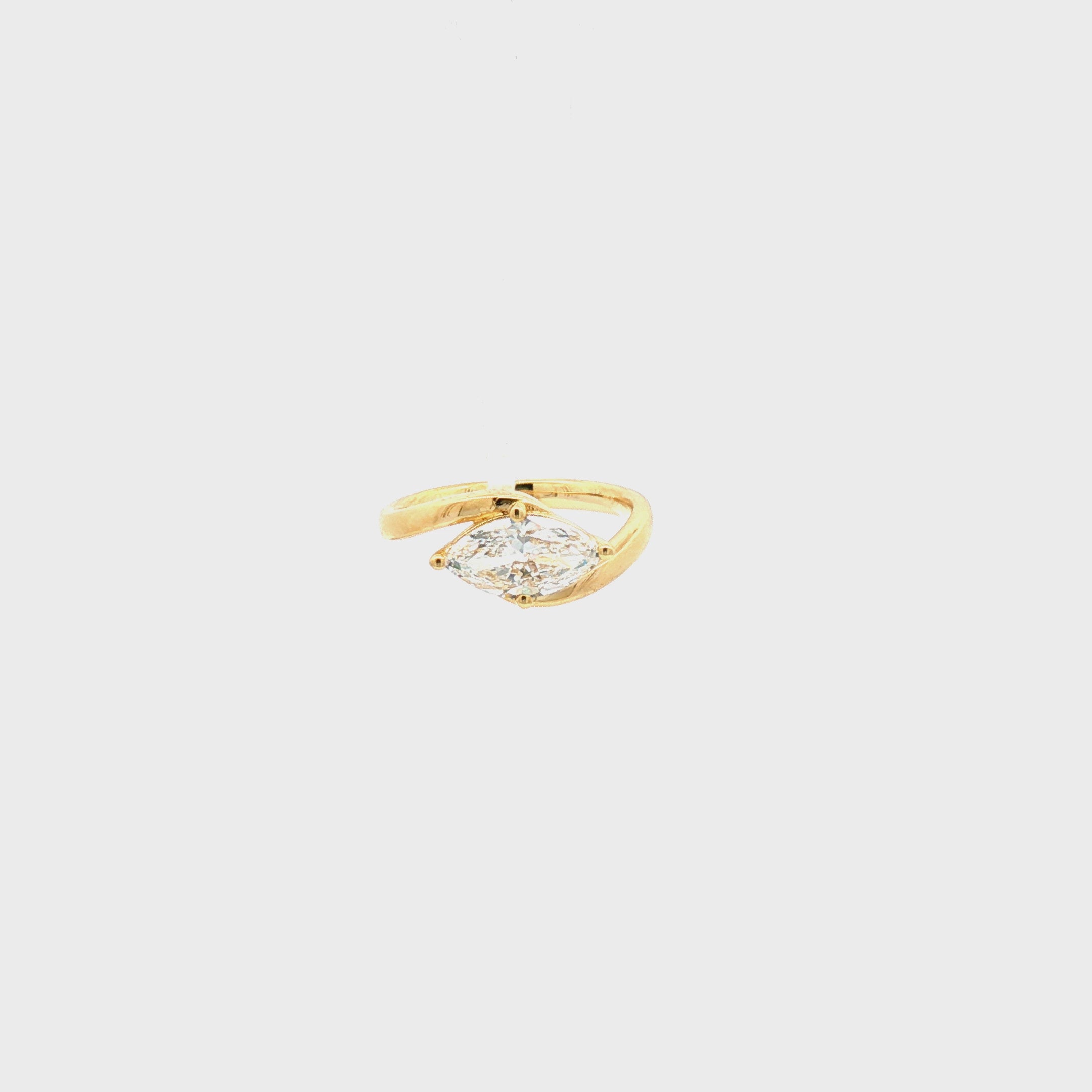 Marquise Pinky Finger Ring