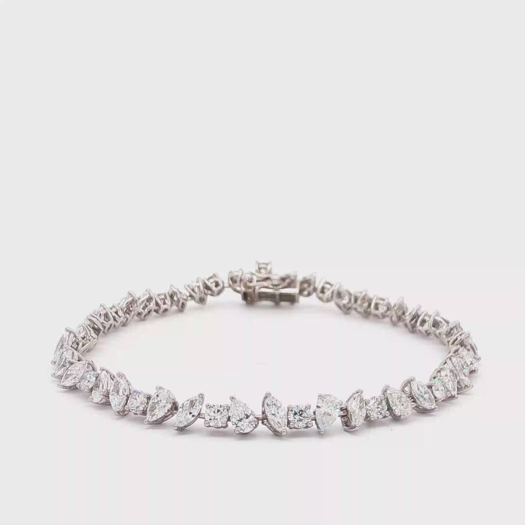 15pts Multishape Tennis Bracelet