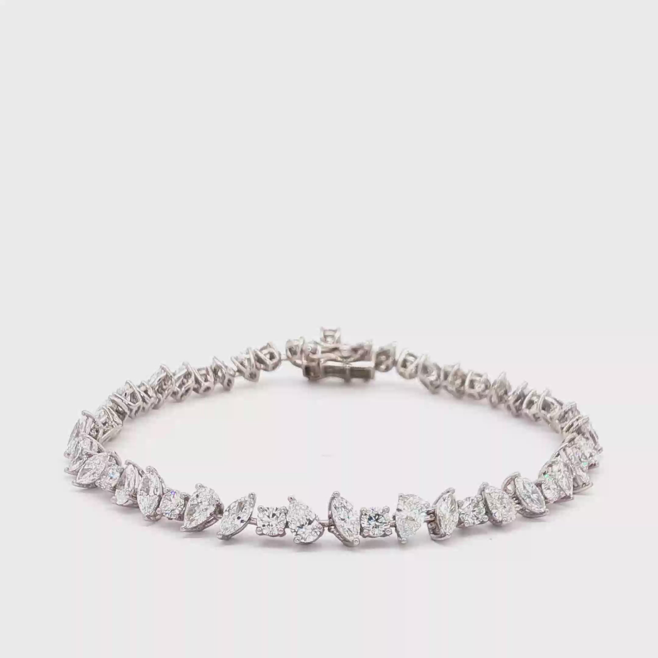 15pts Multishape Tennis Bracelet
