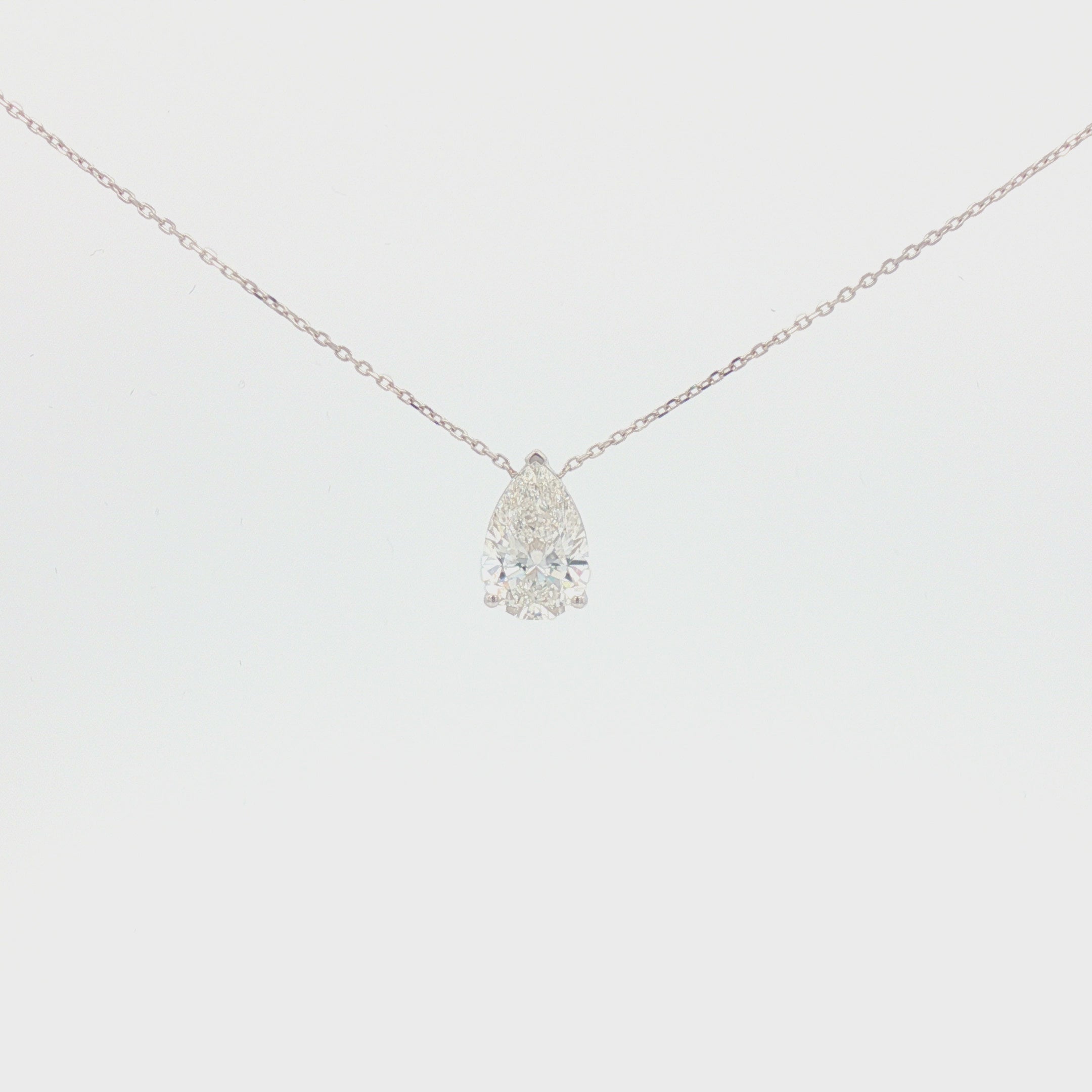 3ct Pear Pendant
