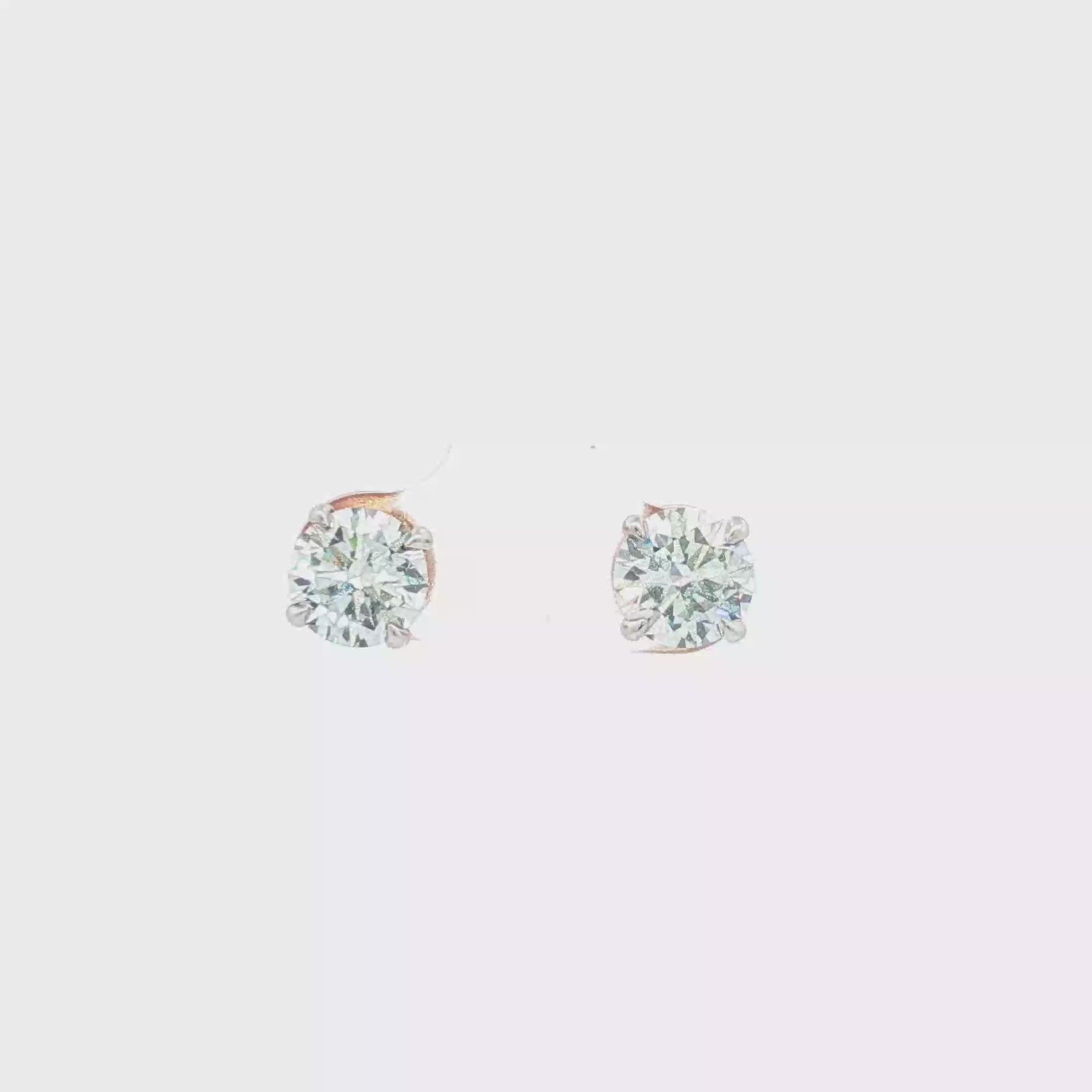 1.5cts Round Studs