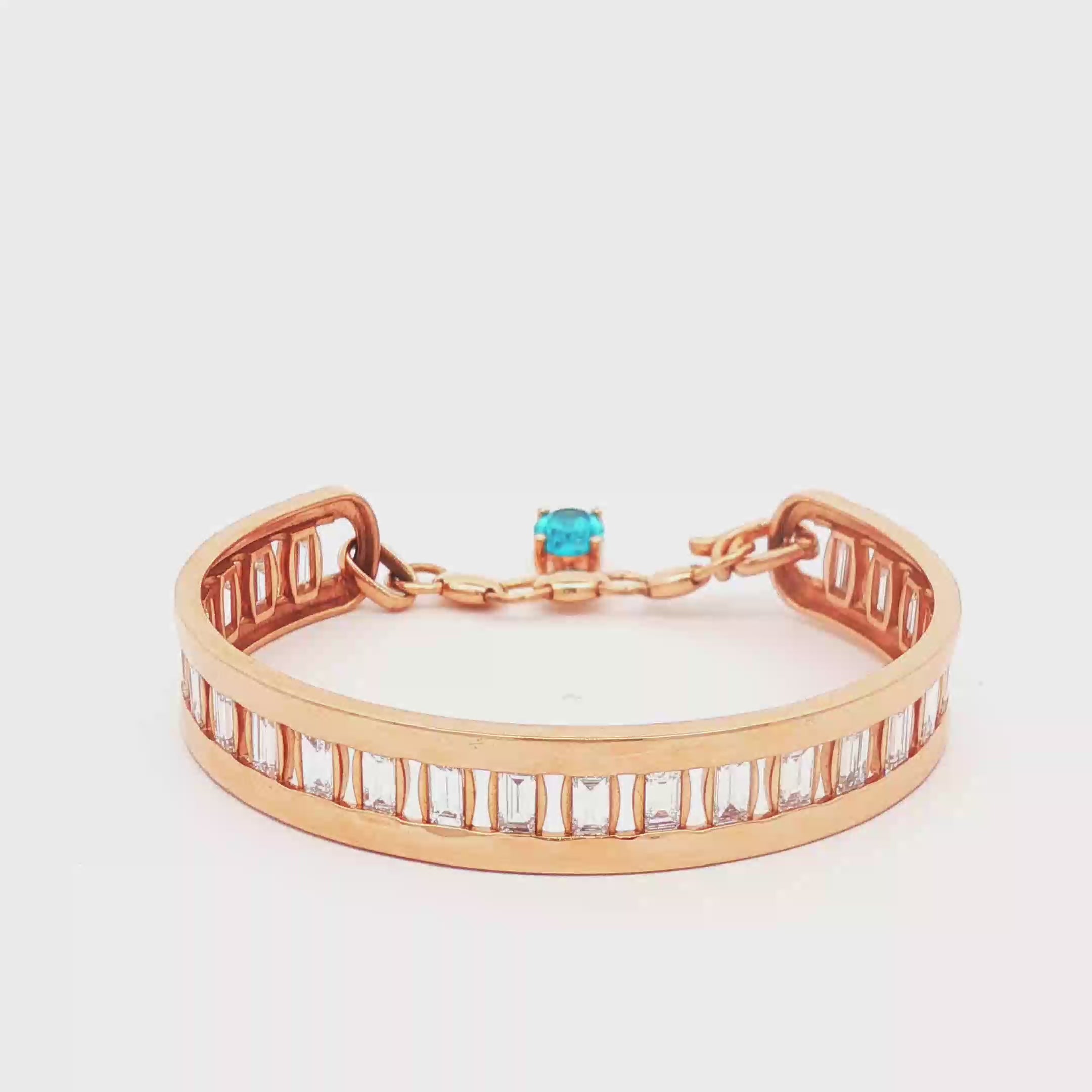 Baguette Curved Bracelet