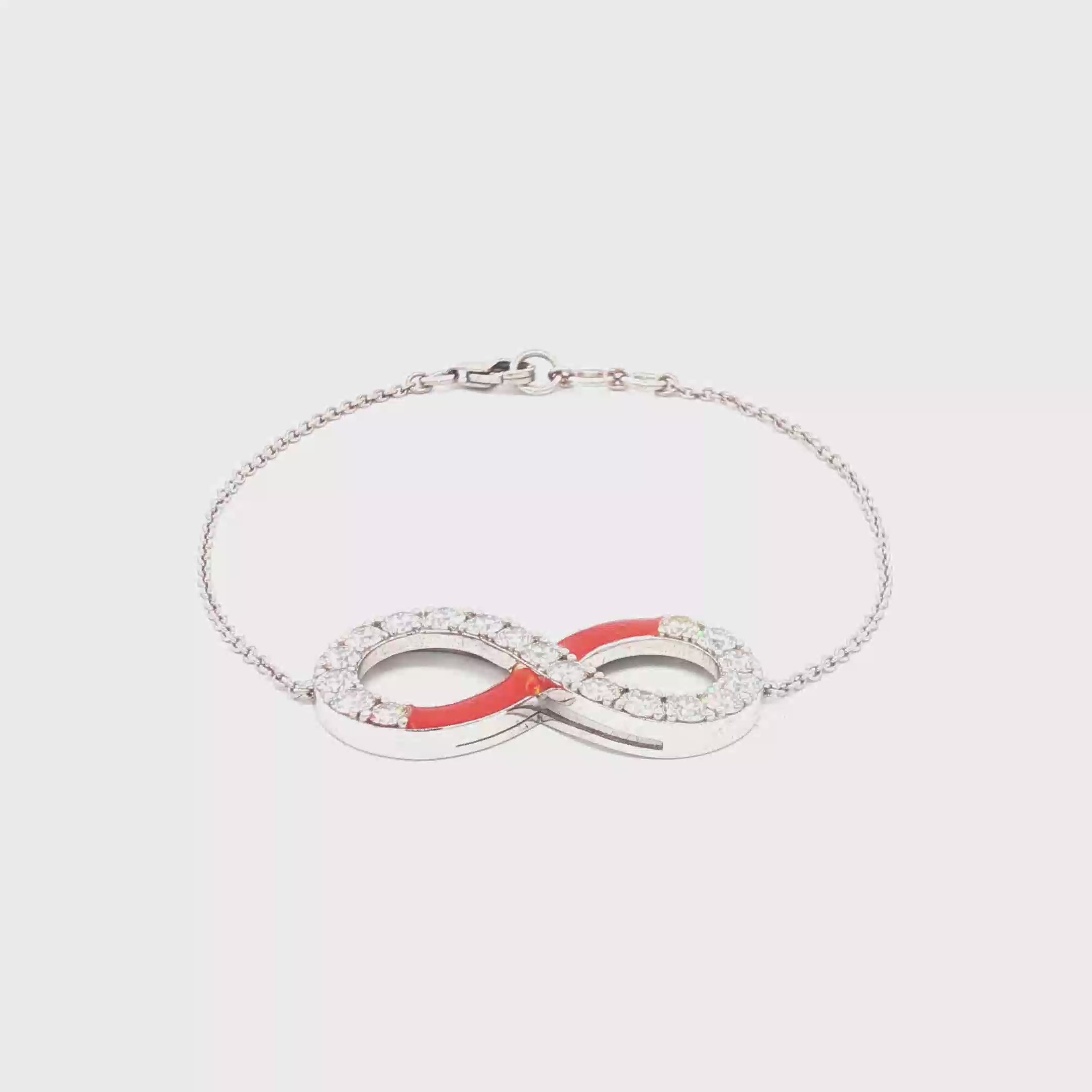 Eternity Bracelet (Orange Enamel)