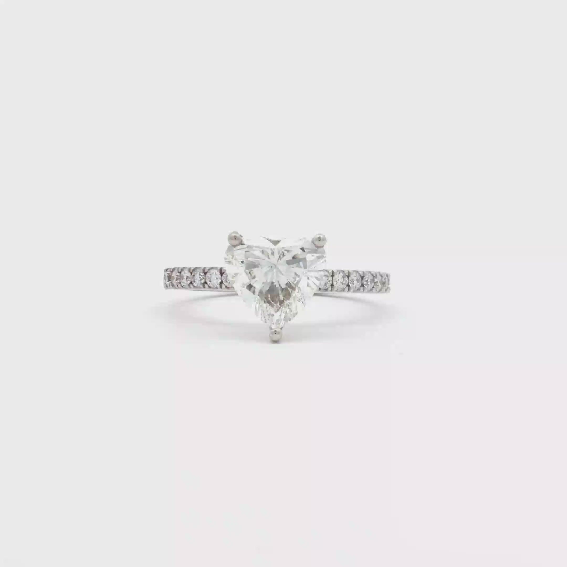 1.5ct Heart Engagement Ring