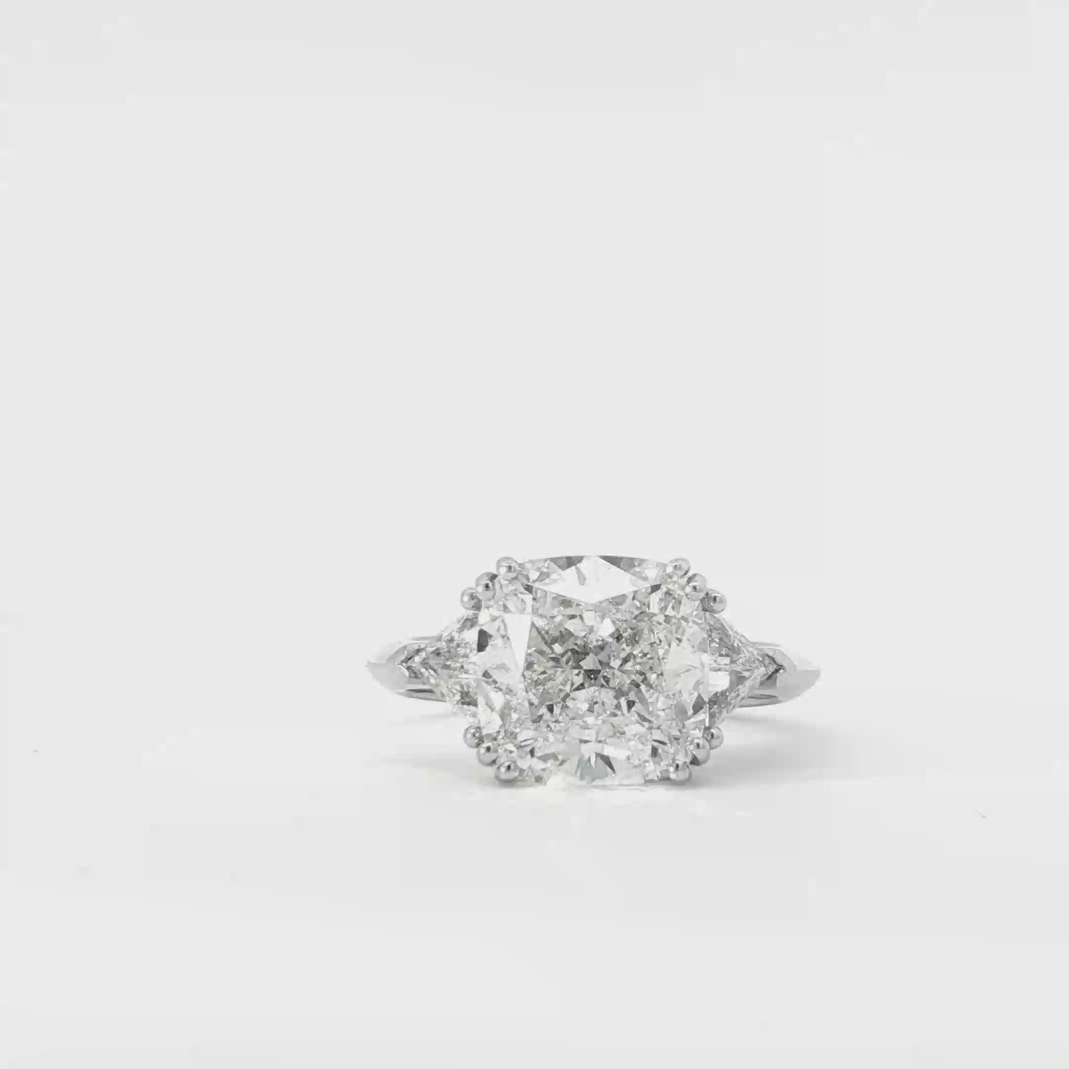 5ct Cushion Engagement Ring