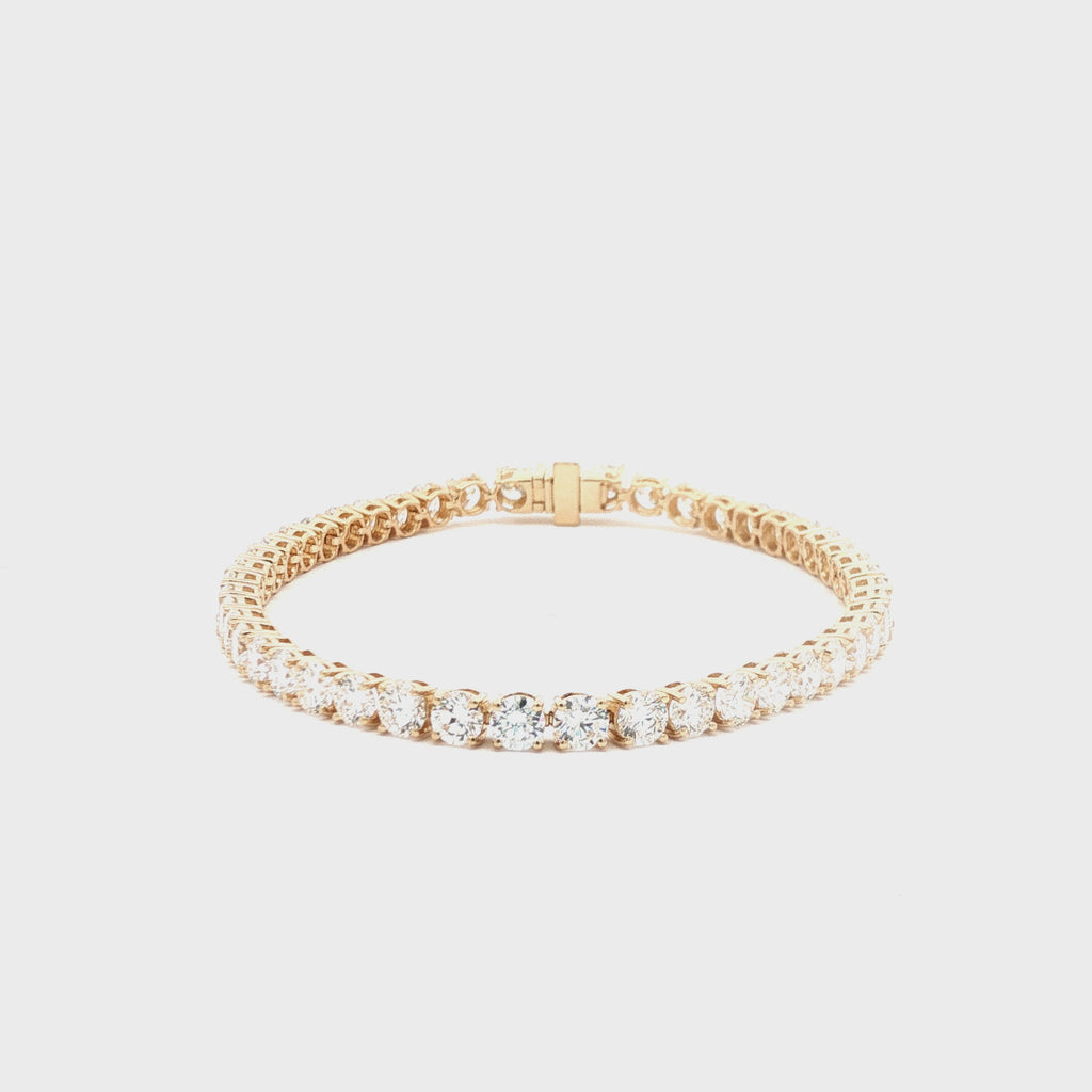 20pts Round Brilliant Cut Lab Diamond Tennis Bracelet