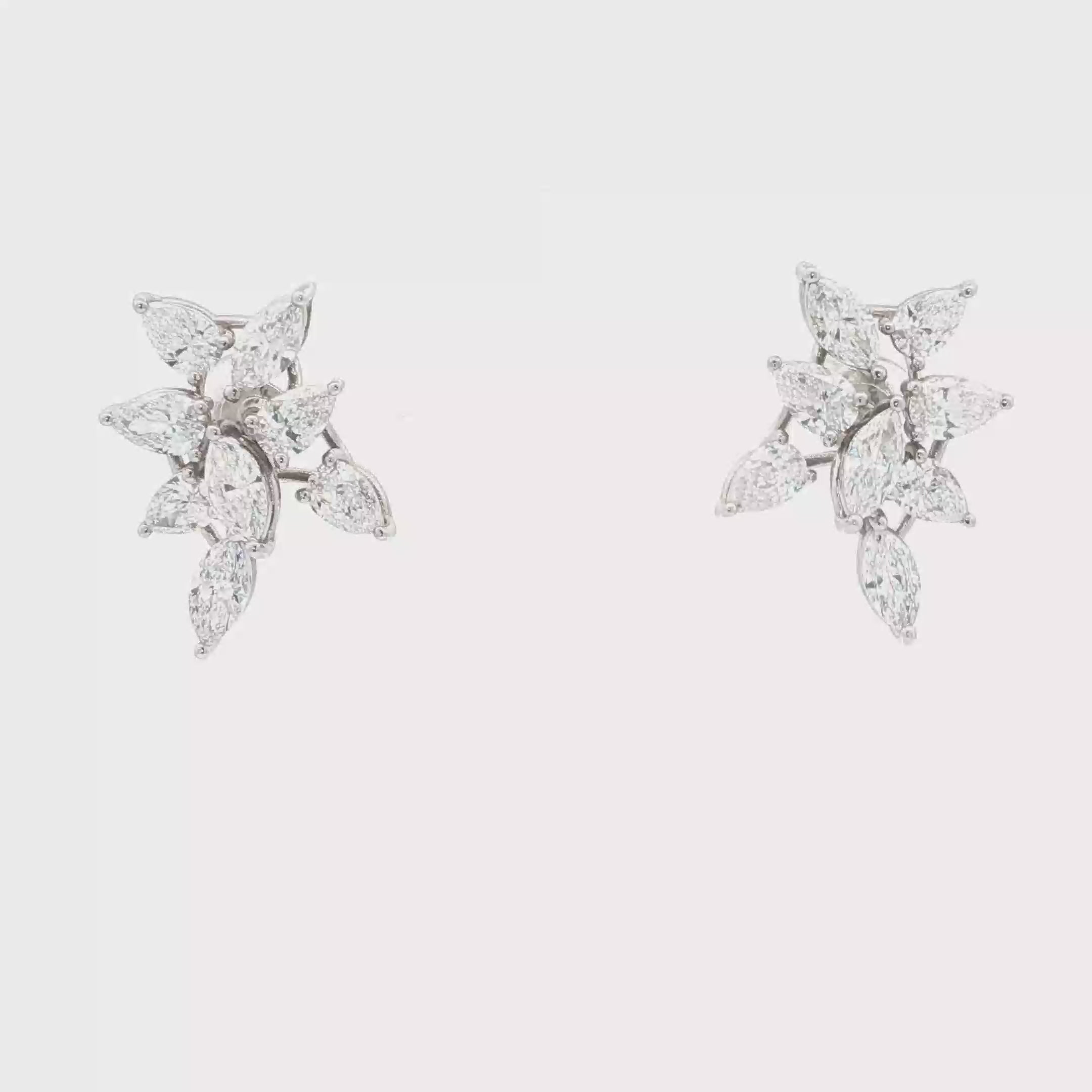 Pear x Marquise Burst Studs