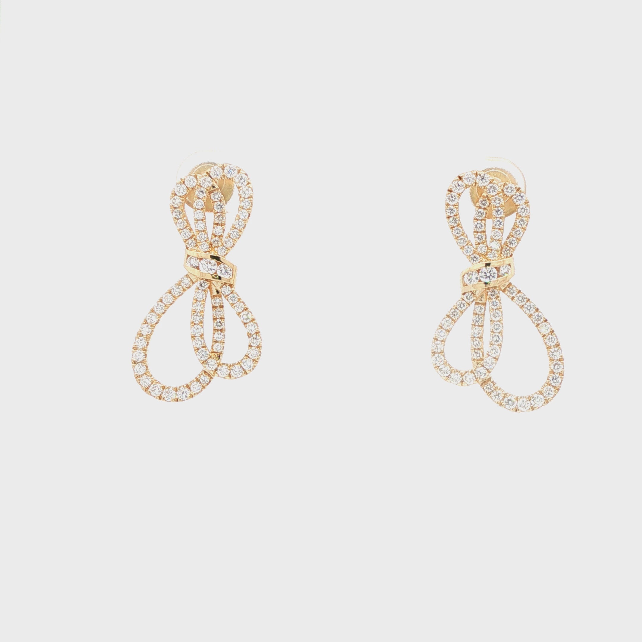 Bow-Shaped Earrings