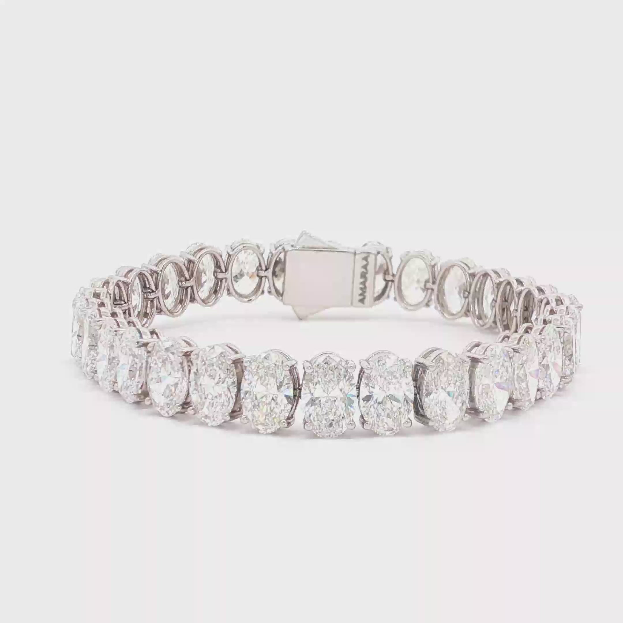 1ct Oval Tennis Bracelet