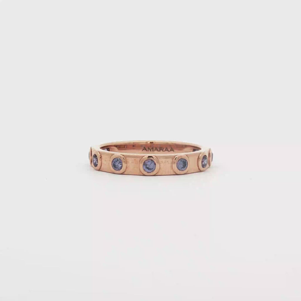 Band with Blue Stones