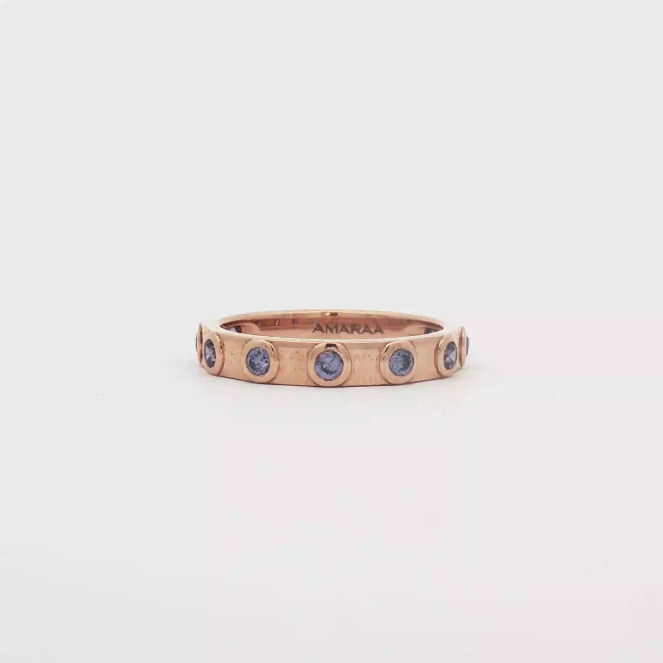 Band with Blue Stones