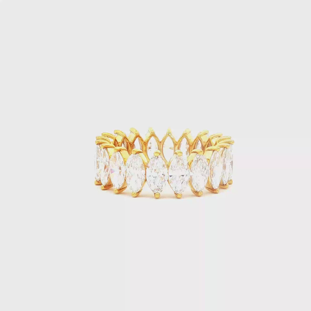 20pt Marquise Wedding Band