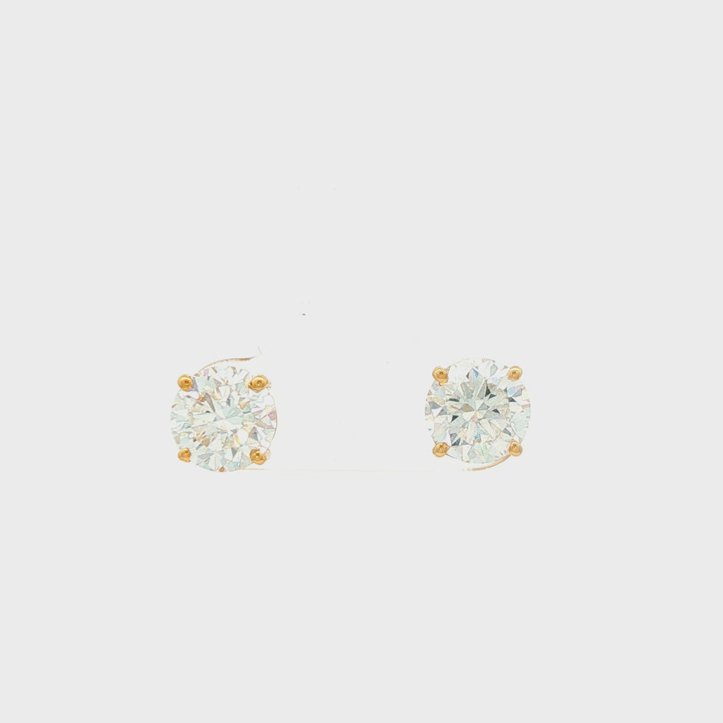 1.5ct Round Studs