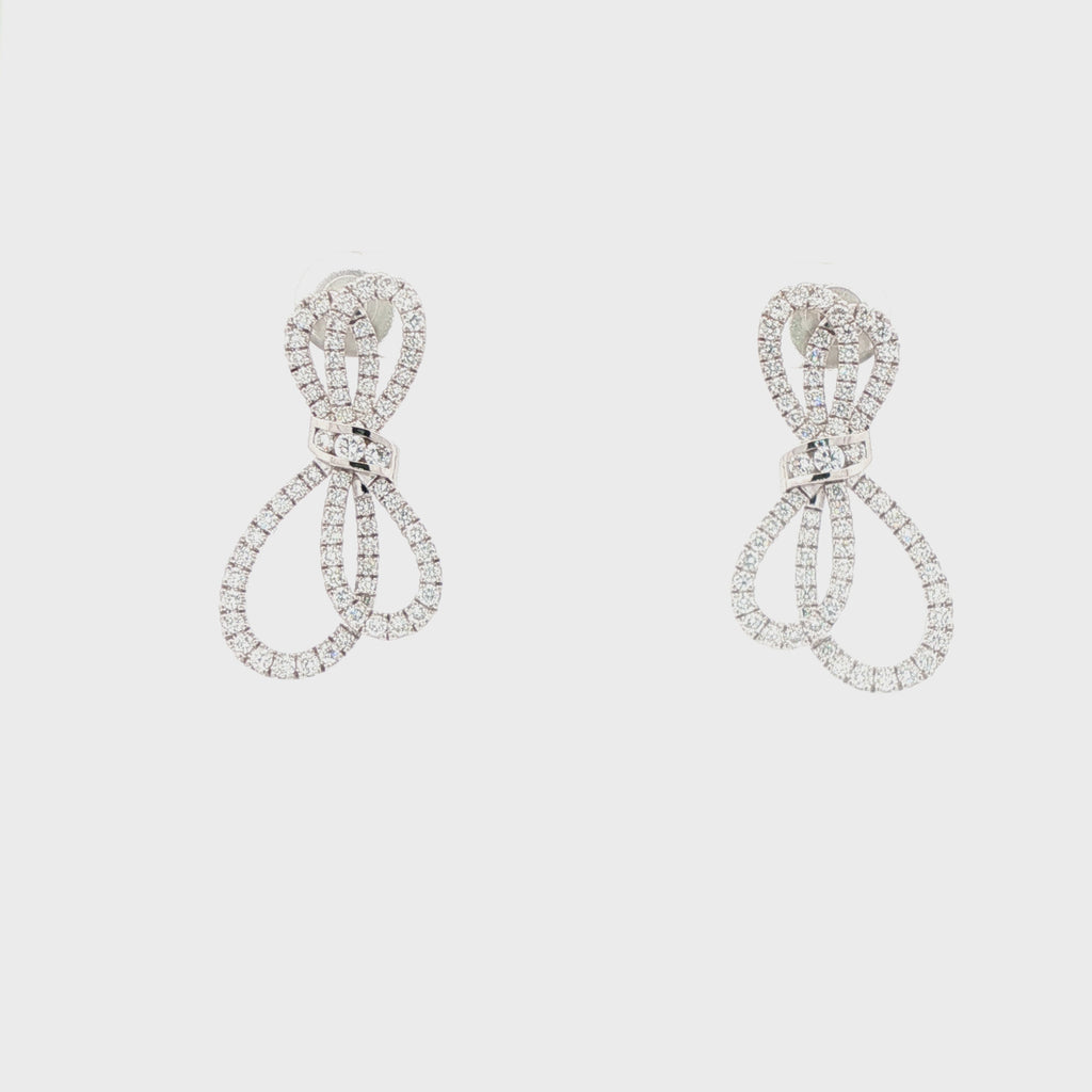 Bow-Shaped Earrings