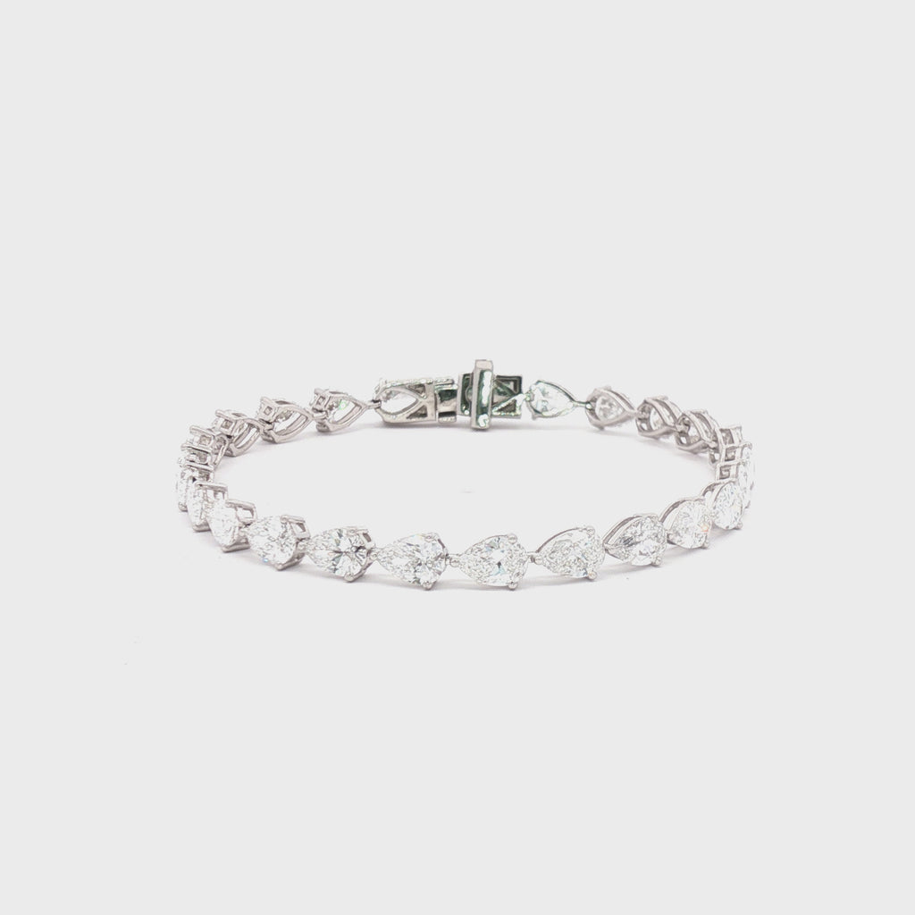 30pt Pear Tennis Bracelet
