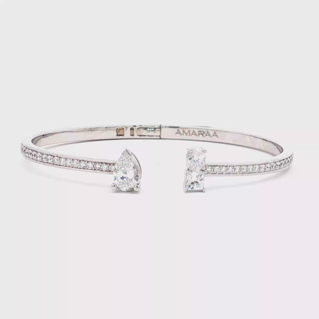 Open Fancy Shaped Bangle