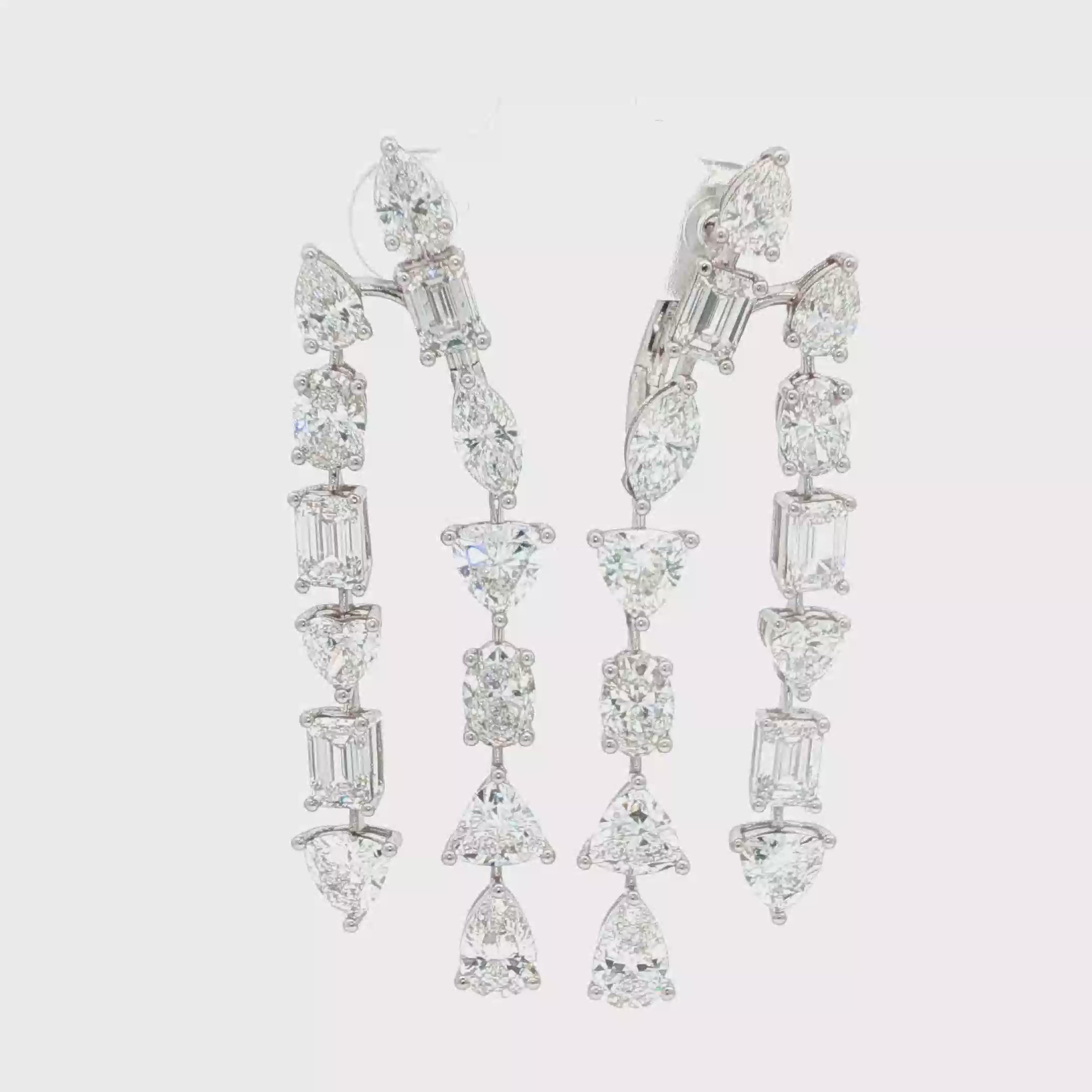 2 Line MultiShape  Earrings