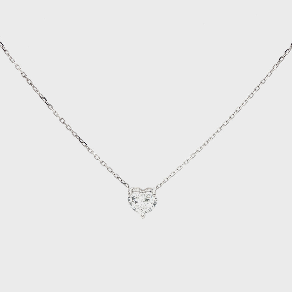 2ct Heart Pendant